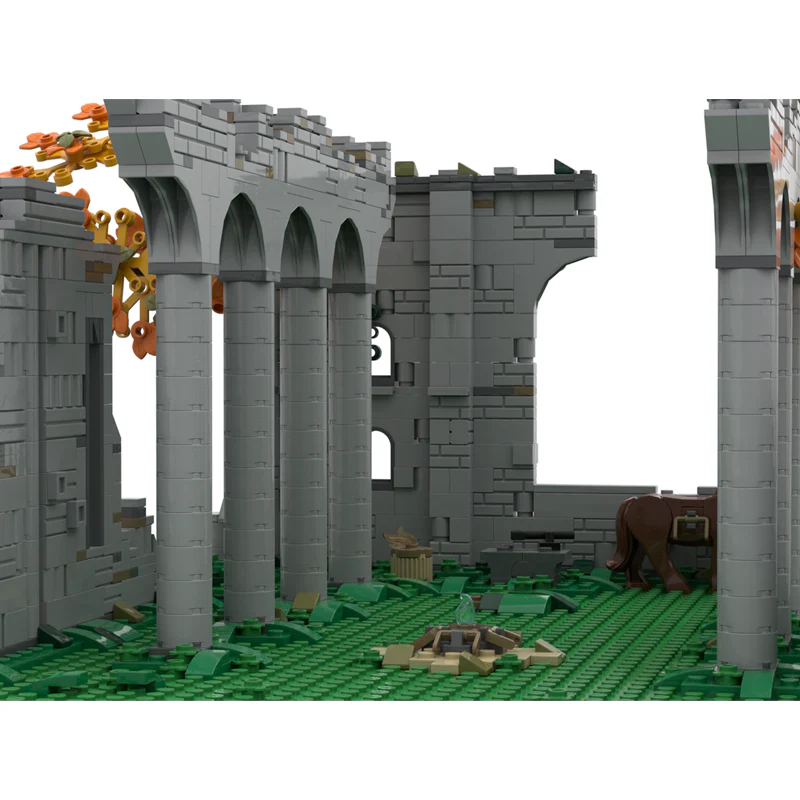 (Gobricks version) 2472pcs MOC Elden Ring Church of the Eclipse LEGO Compatible - Image 8