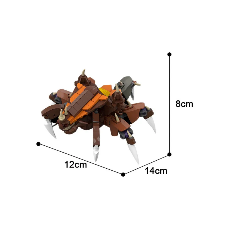 (Gobricks version) 247pcs MOC Zerg Lurker LEGO Compatible - Image 4