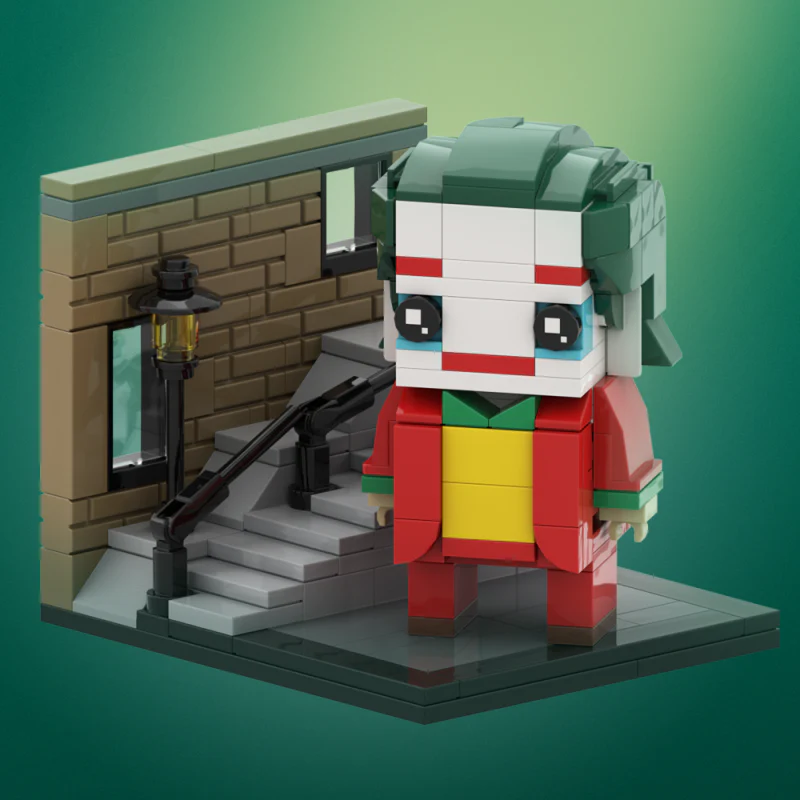 (Gobricks version) 248pcs MOC Clown 2 Staircase Clown LEGO Compatible - Image 2