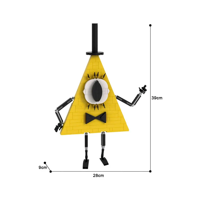 (Gobricks version) 253pcs MOC Bill Cipher Gravity Falls LEGO Compatible - Image 4