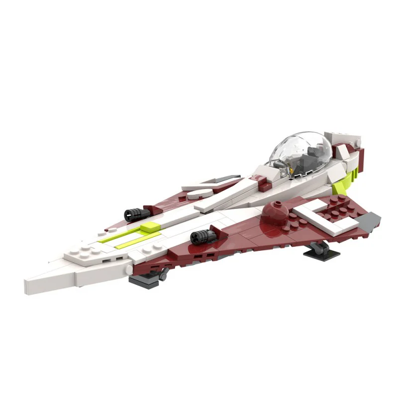 (Gobricks version) 254pcs MOC khatmorg's Obi-Wan's Delta-7 Aethersprite-Class Interceptor - Image 3