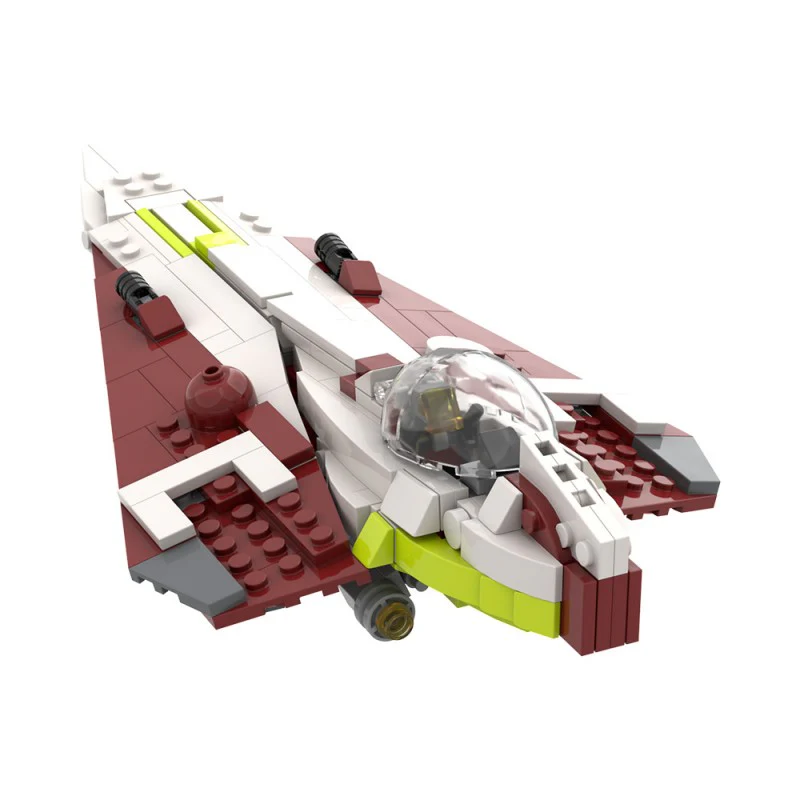 (Gobricks version) 254pcs MOC khatmorg's Obi-Wan's Delta-7 Aethersprite-Class Interceptor - Image 5
