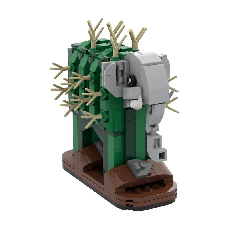 (Gobricks version) 255pcs MOC AI Brain Decaying Animals - Elephant - Image 2