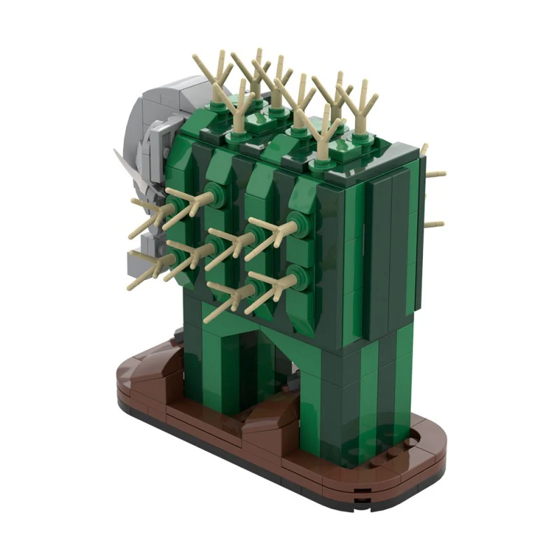 (Gobricks version) 255pcs MOC AI Brain Decaying Animals - Elephant - Image 4