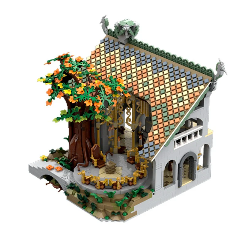 (Gobricks version) 2610pcs MOC-175267 LOTR - Council of Elrond - Image 2