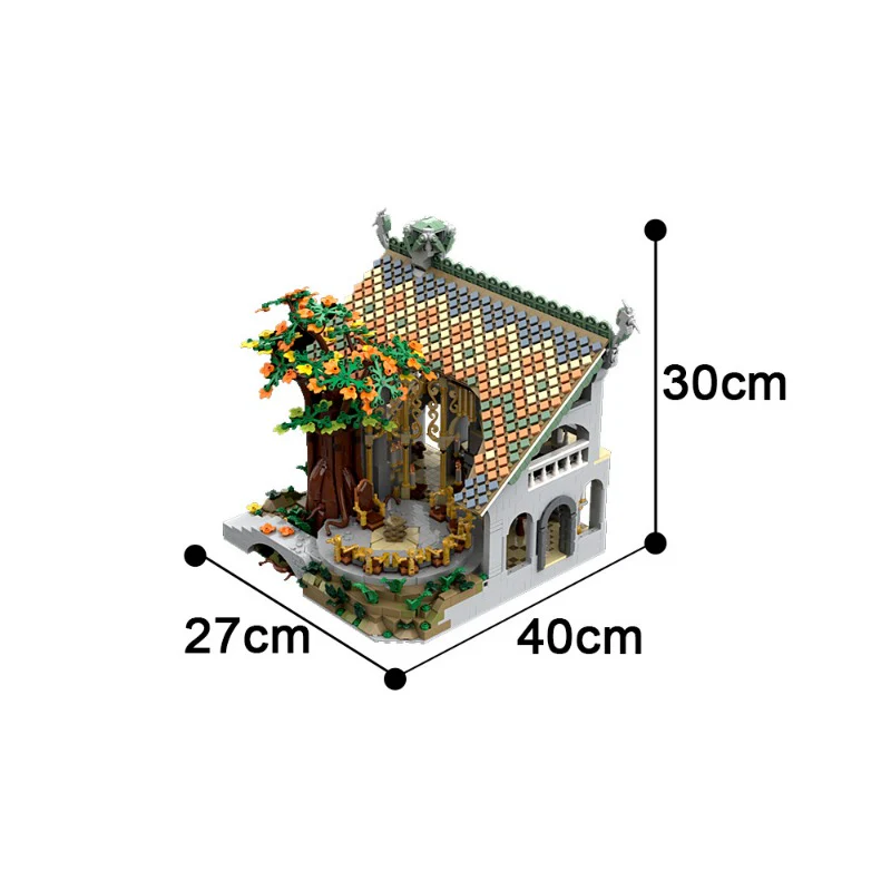 (Gobricks version) 2610pcs MOC-175267 LOTR - Council of Elrond - Image 3