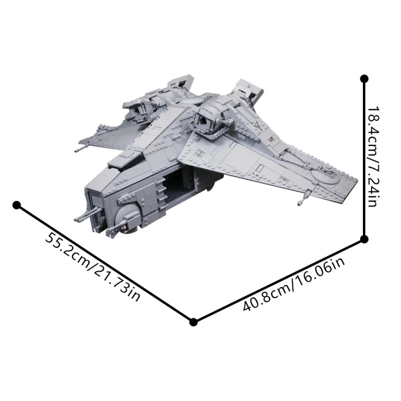 (Gobricks version) 2622pcs MOC-205108 Imperial LAAT Gunship - Image 5