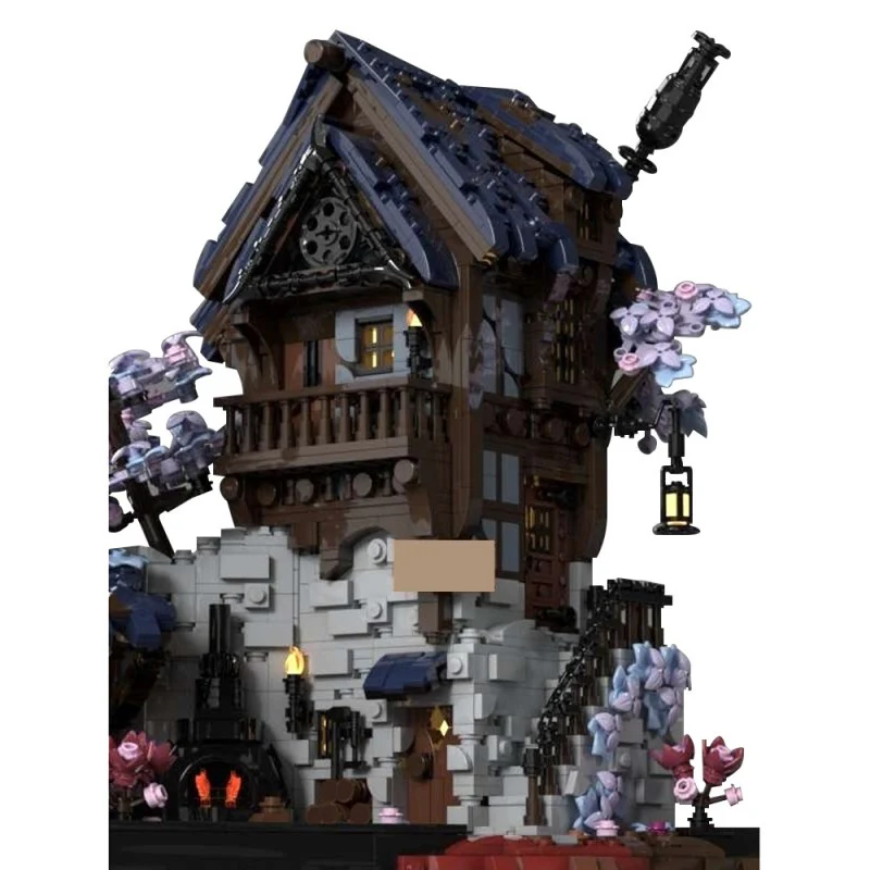 (Gobricks version) 2627pcs MOC-213181 Blacksmith / Forge - Medieval Fantasy Display Series - Image 2