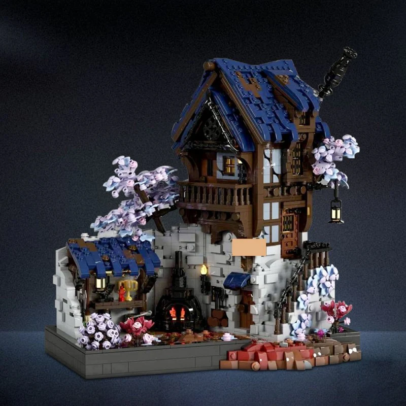 (Gobricks version) 2627pcs MOC-213181 Blacksmith / Forge - Medieval Fantasy Display Series - Image 5