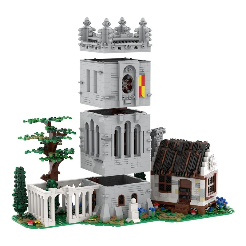 (Gobricks version) 2661pcs MOC Medieval Library - Image 4