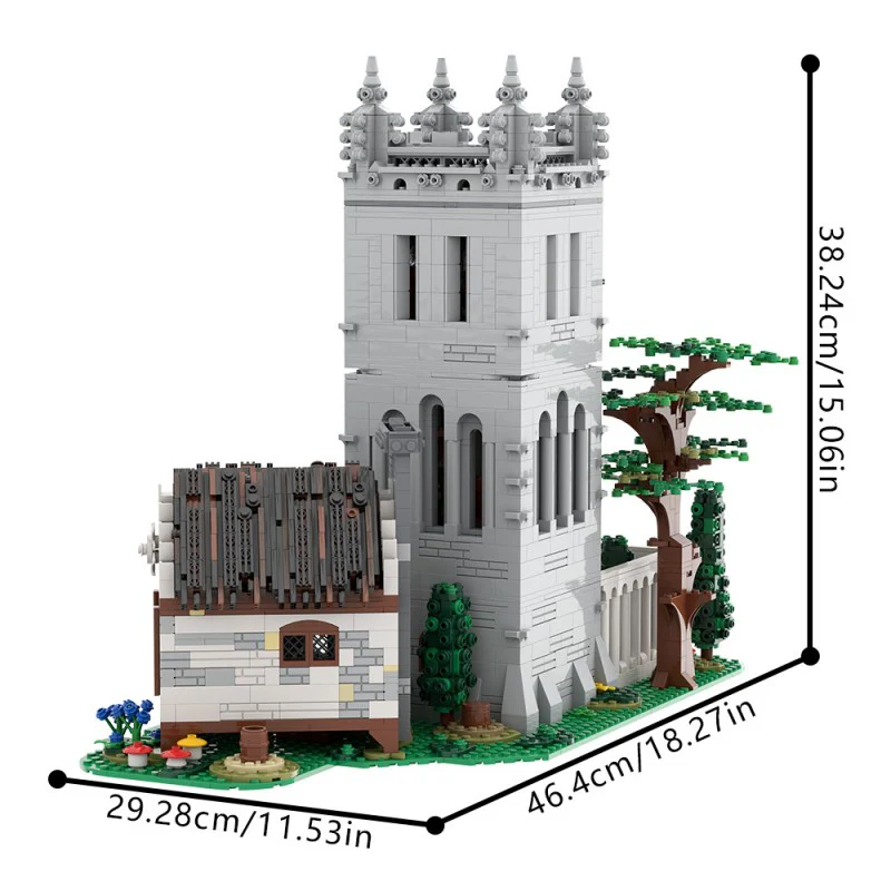 (Gobricks version) 2661pcs MOC Medieval Library - Image 7