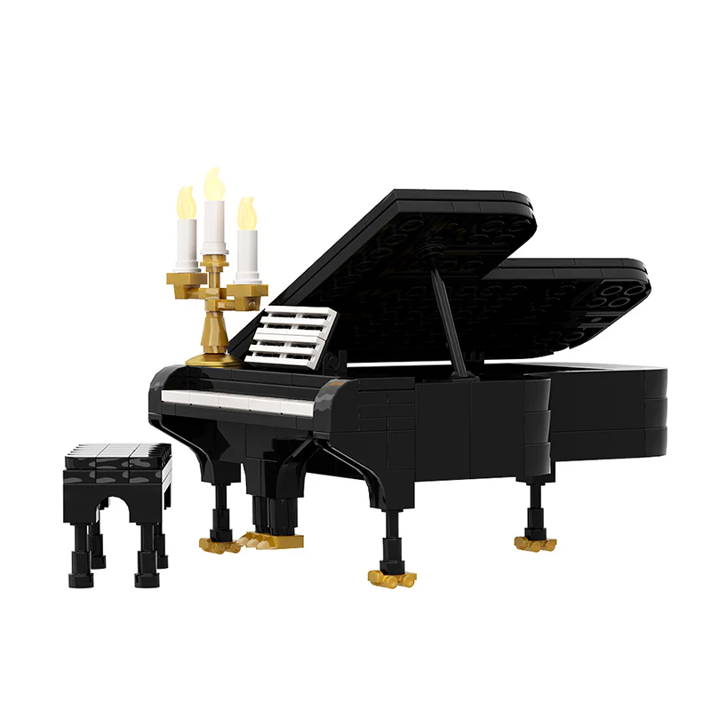 (Gobricks version) 268 pcs piano (black & white) - Image 10