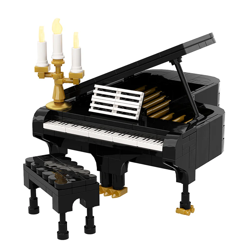 (Gobricks version) 268 pcs piano (black & white) - Image 11
