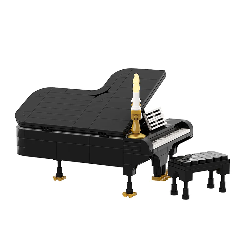 (Gobricks version) 268 pcs piano (black & white) - Image 14