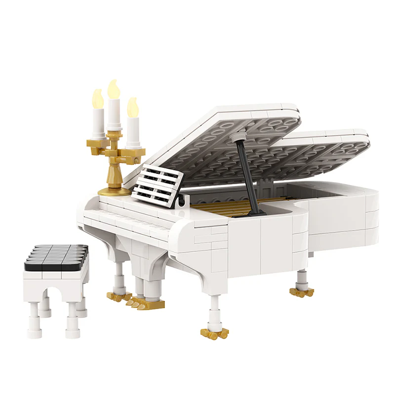 (Gobricks version) 268 pcs piano (black & white) - Image 5