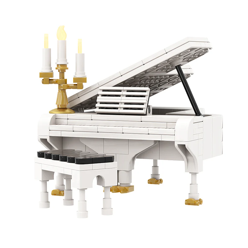 (Gobricks version) 268 pcs piano (black & white) - Image 6