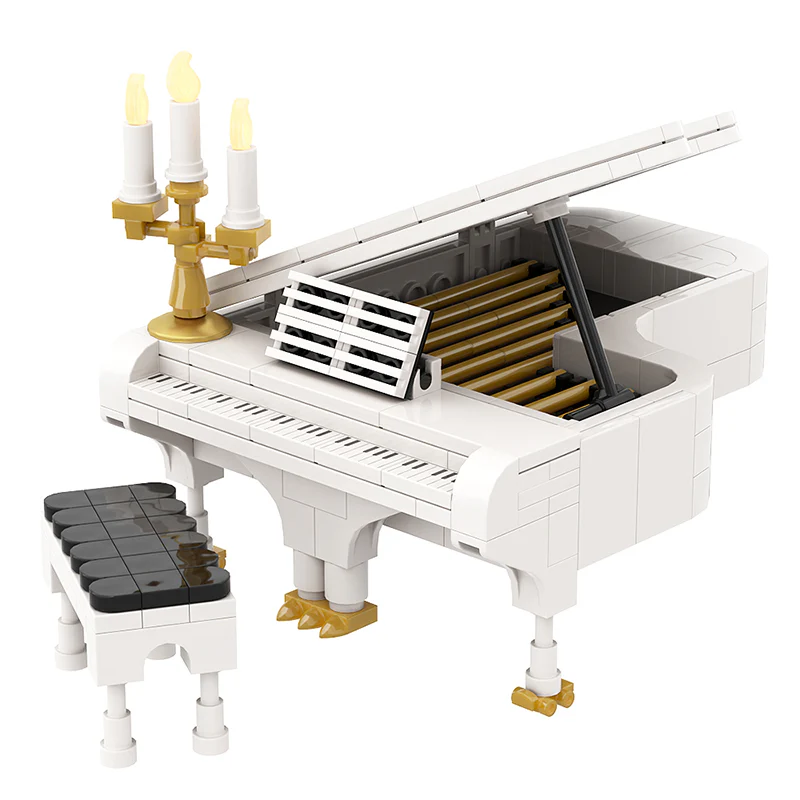 (Gobricks version) 268 pcs piano (black & white) - Image 7