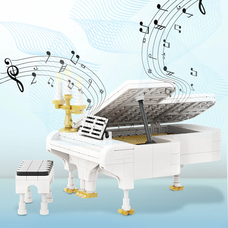 (Gobricks version) 268 pcs piano (black & white) - Image 8