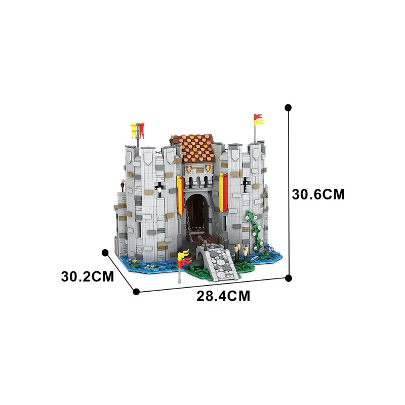 (Gobricks version) 2680pcs MOC The Gate of Bricktenstein Castle LEGO Compatible - Image 3