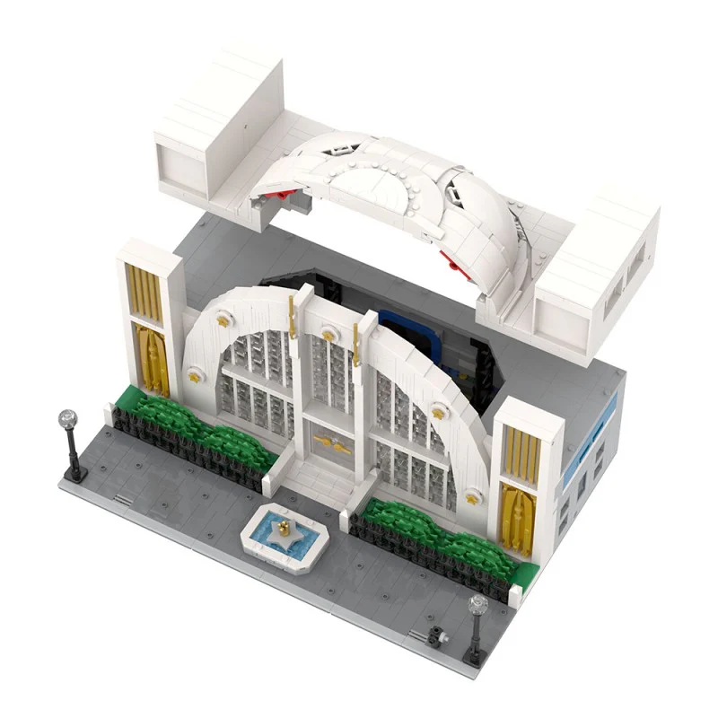 (Gobricks version) 2688pcs MOC-223163 Hall of Justice - Image 5