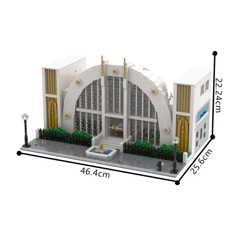 (Gobricks version) 2688pcs MOC-223163 Hall of Justice - Image 7