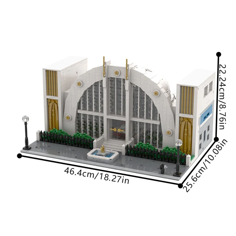 (Gobricks version) 2688pcs MOC-223163 Hall of Justice - Image 8