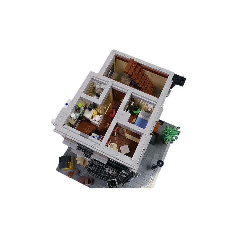 (Gobricks version) 2702PCS MOC-162822 Peter Parker's Apartment Modular Building - Image 4