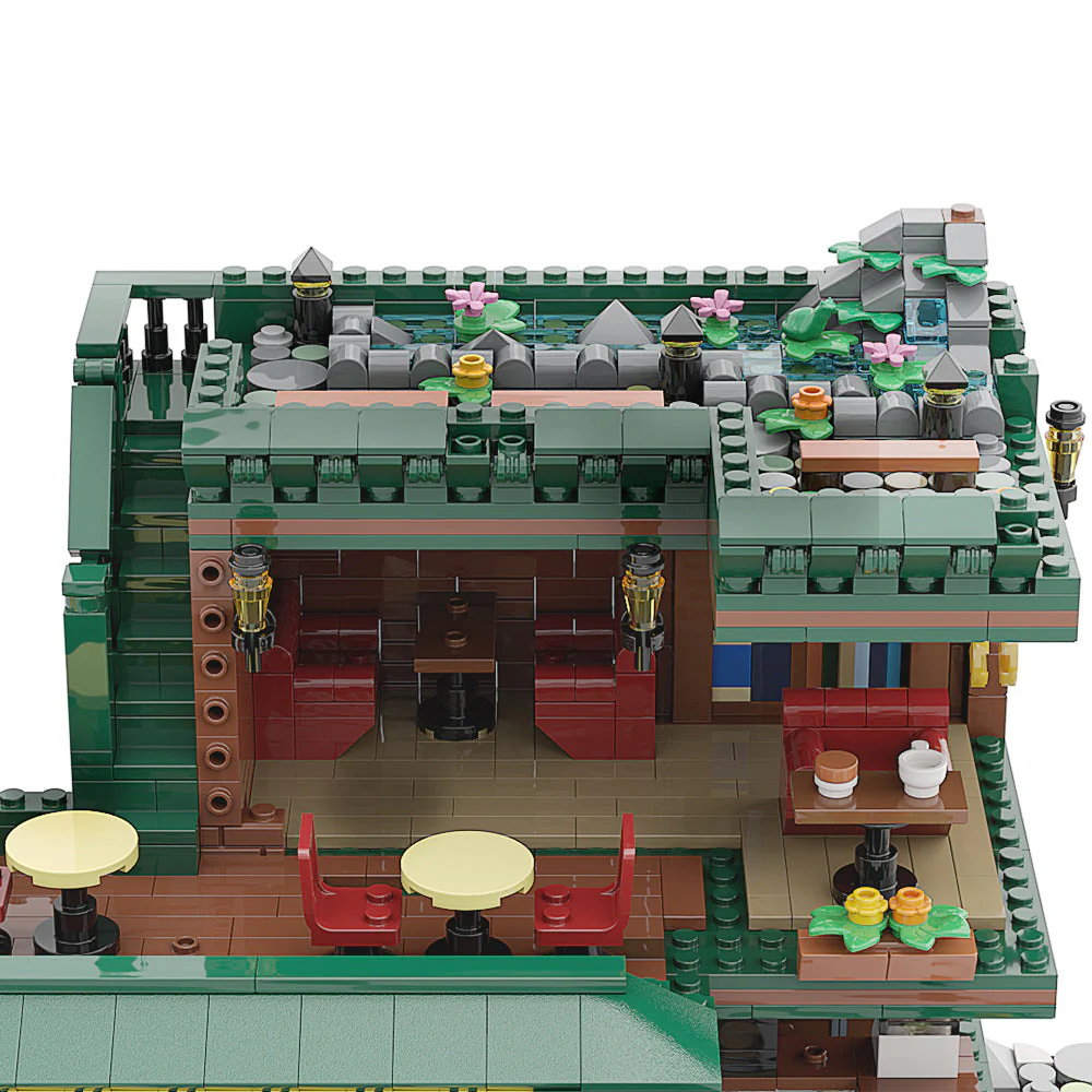 (Gobricks version) 2704PCS Ideas Cafe Room - Image 5