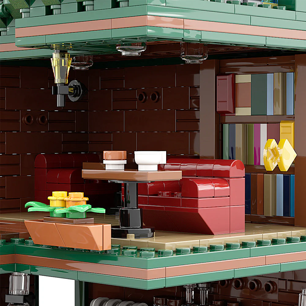 (Gobricks version) 2704PCS Ideas Cafe Room - Image 7