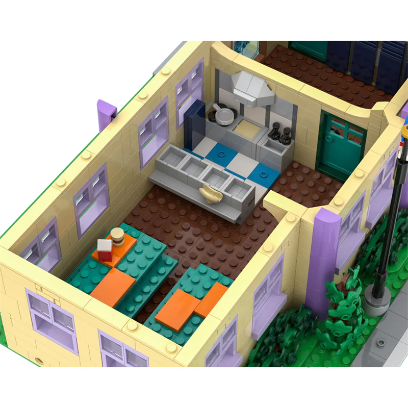 (Gobricks version) 2732pcs MOC-177723 Modular Springfield Elementary School - Image 6