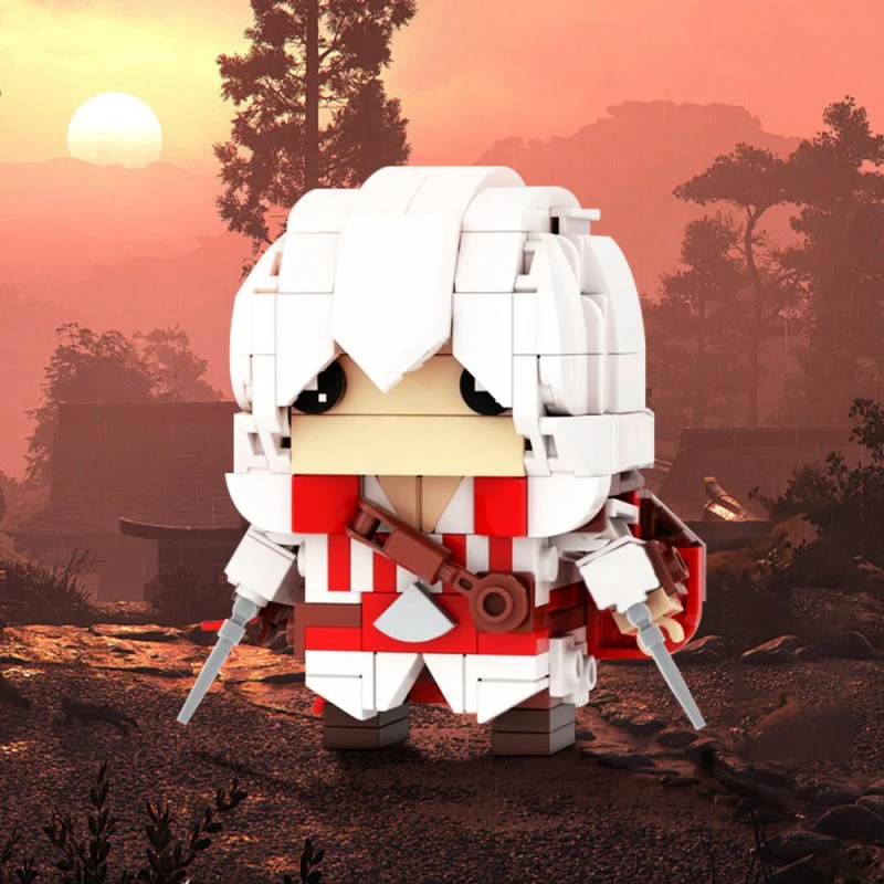 (Gobricks version) 273pcs MOC-215609 Ezio Auditore da Firenze Brickheadz- Assassin's Creed II - Image 4