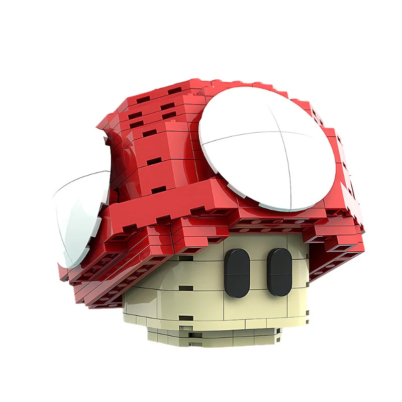 (Gobricks version) 274 pcs MOC-165371 Super Mario Power Up Mushroom - Image 2