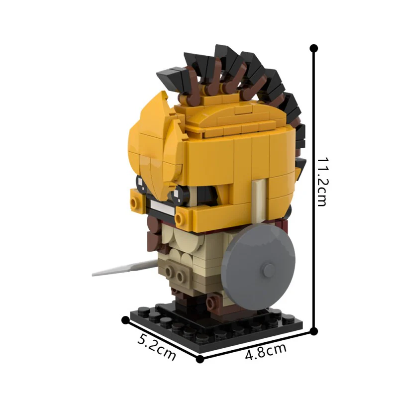 (Gobricks version) 276pcs MOC-166568 Leonidas (300) - Image 2