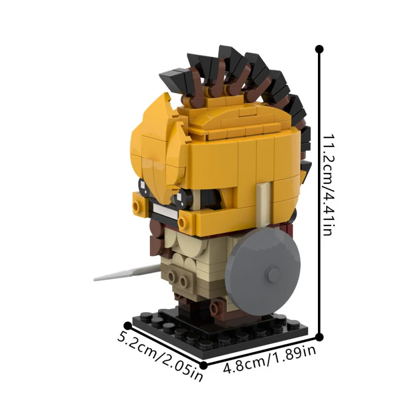 (Gobricks version) 276pcs MOC-166568 Leonidas (300) - Image 3