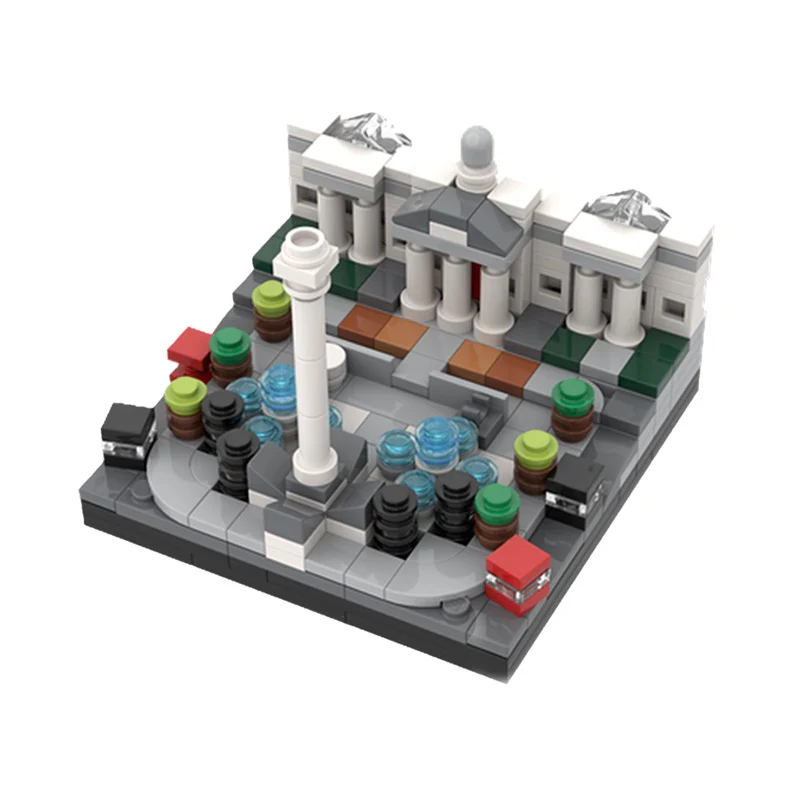 (Gobricks version) 279PCS MOC-149389 Mini 210456 Trafalgar Square - Image 2