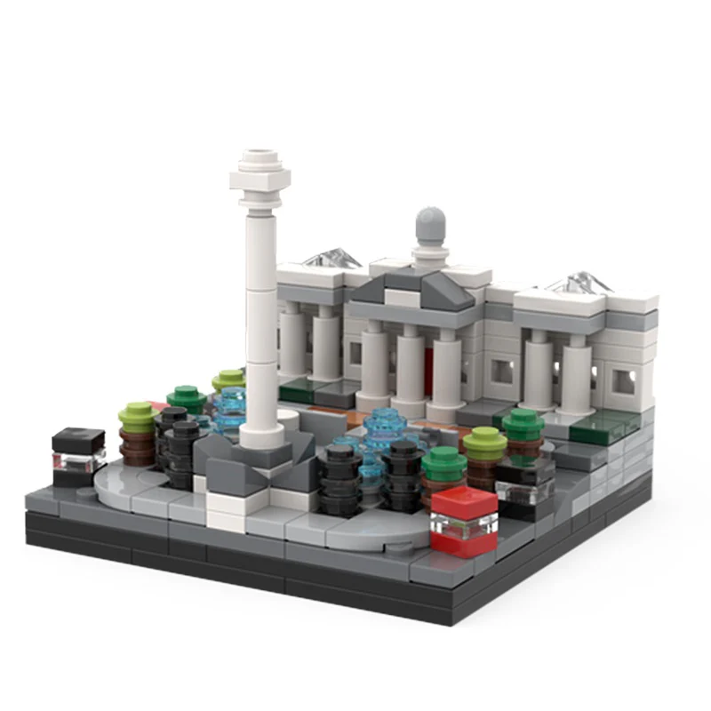 (Gobricks version) 279PCS MOC-149389 Mini 210456 Trafalgar Square - Image 3
