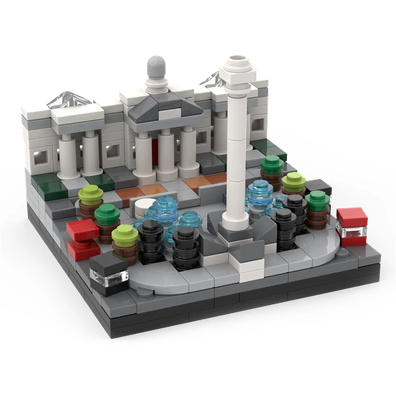 (Gobricks version) 279PCS MOC-149389 Mini 210456 Trafalgar Square - Image 4