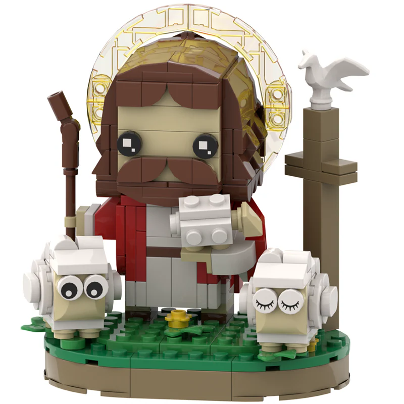 (Gobricks version) 280PCS MOC Shepherd Jesus - Image 2