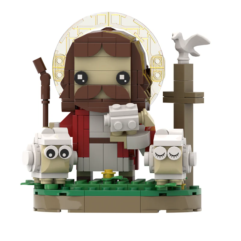 (Gobricks version) 280PCS MOC Shepherd Jesus - Image 7