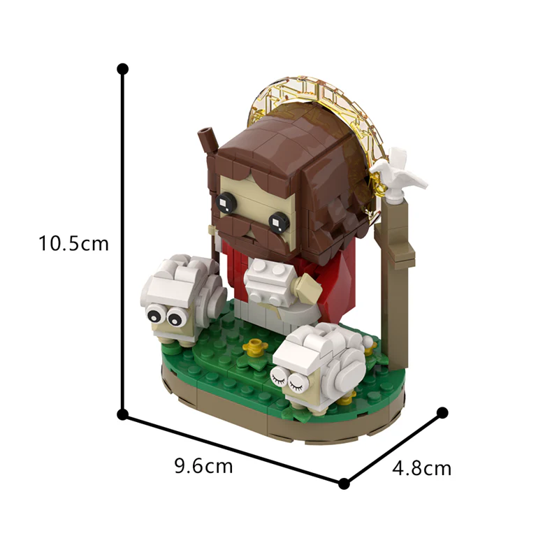 (Gobricks version) 280PCS MOC Shepherd Jesus - Image 8
