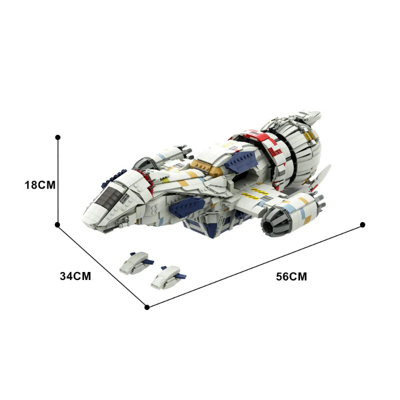 (Gobricks version) 2815pcs MOC-110302 Firefly Serenity - Image 4