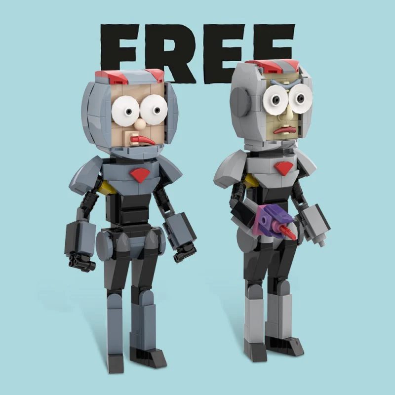 (Gobricks version) 283PCS Rick and Morty  Purge Suit - Image 9