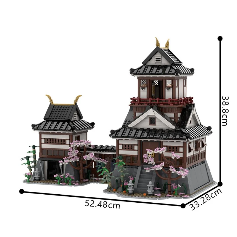 (Gobricks version) 2840pcs MOC Japanese Samurai Castle - Image 6