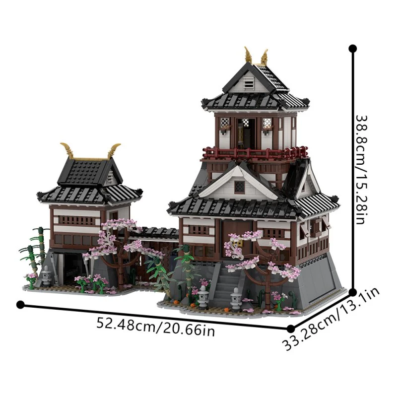 (Gobricks version) 2840pcs MOC Japanese Samurai Castle - Image 7