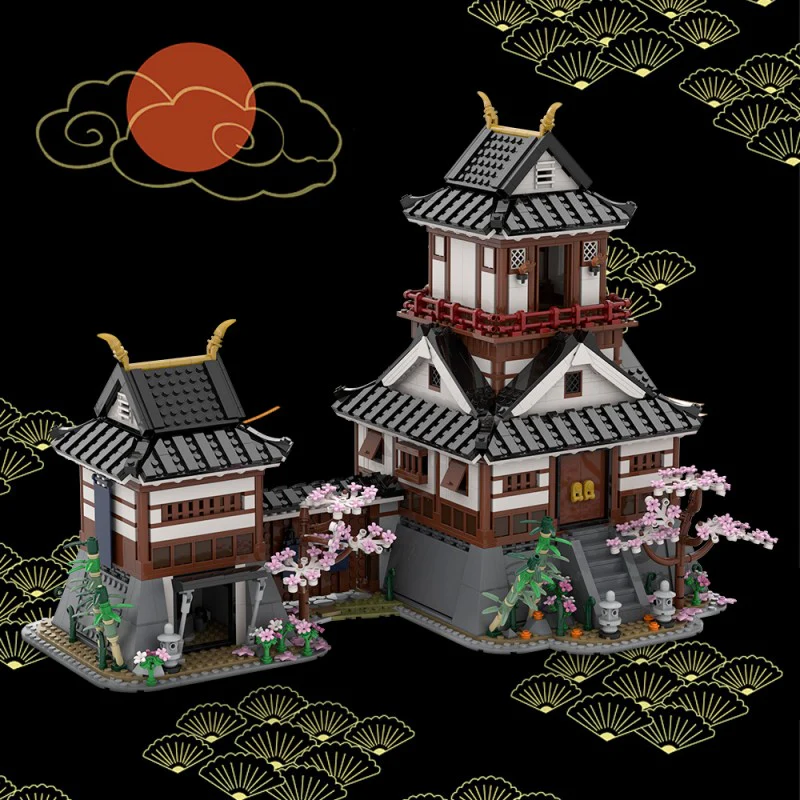 (Gobricks version) 2840pcs MOC Japanese Samurai Castle - Image 9