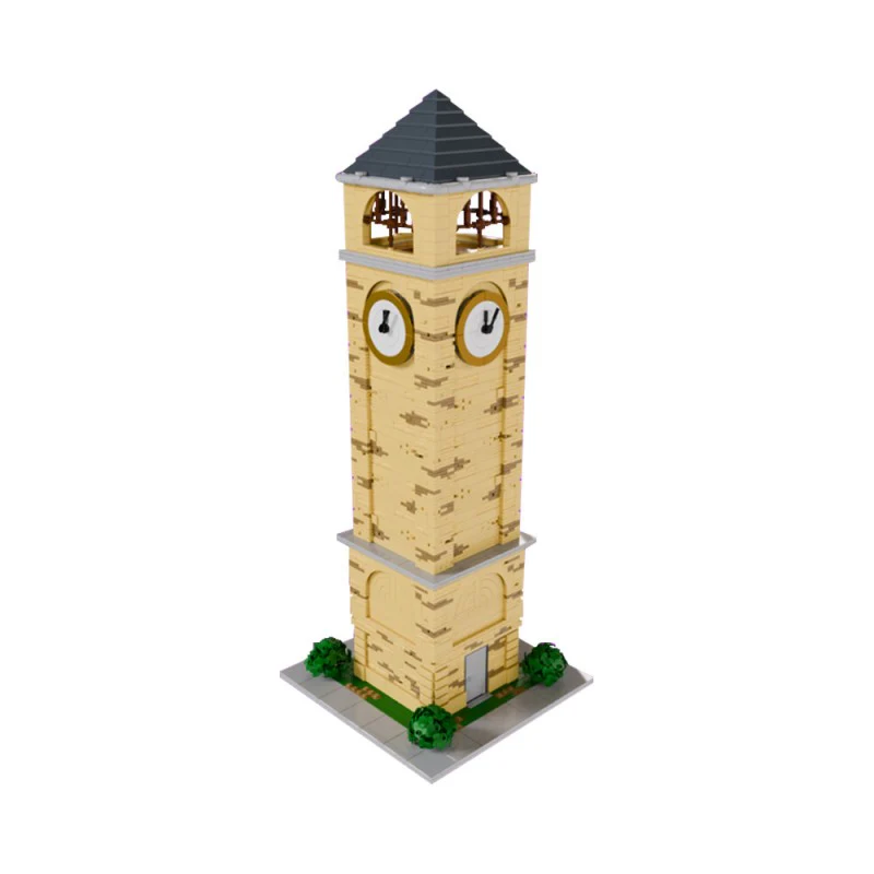 (Gobricks version) 2851pcs MOC-200147 Tilted Towers Clock Tower - Image 2
