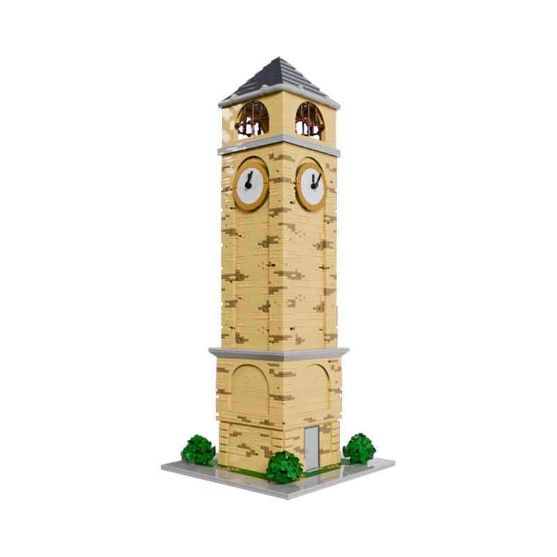 (Gobricks version) 2851pcs MOC-200147 Tilted Towers Clock Tower - Image 3
