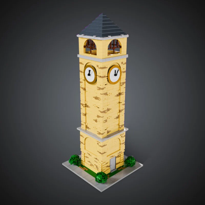 (Gobricks version) 2851pcs MOC-200147 Tilted Towers Clock Tower - Image 6