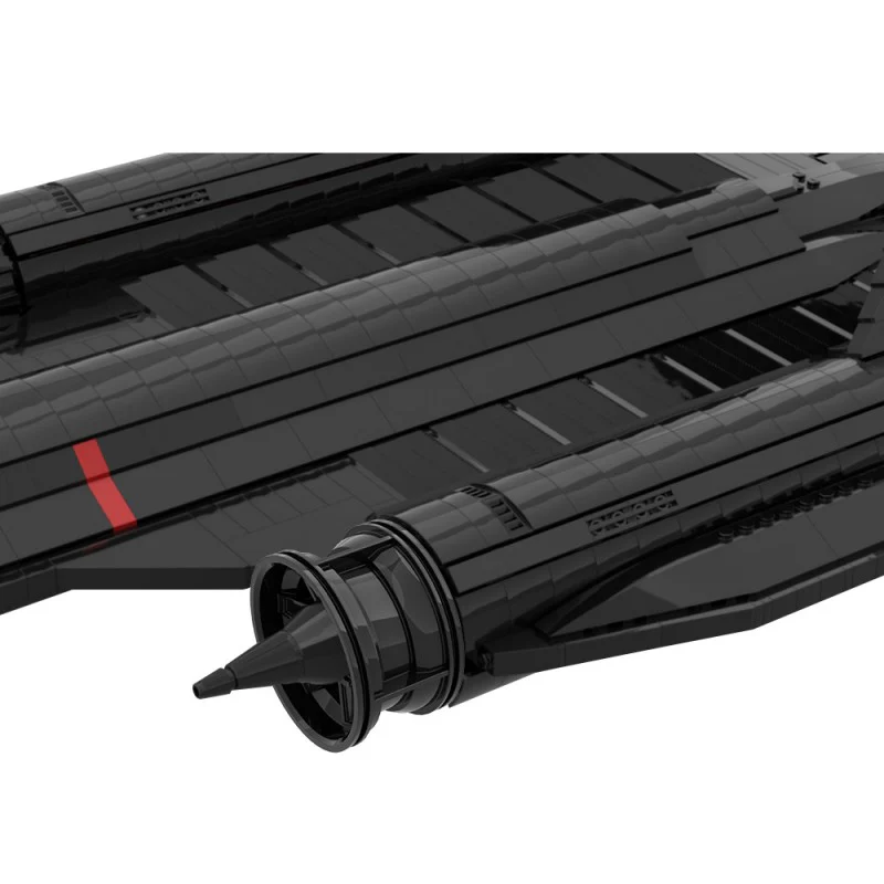 (Gobricks version) 2854pcs MOC-206128 SR-71 Blackbird - Image 3