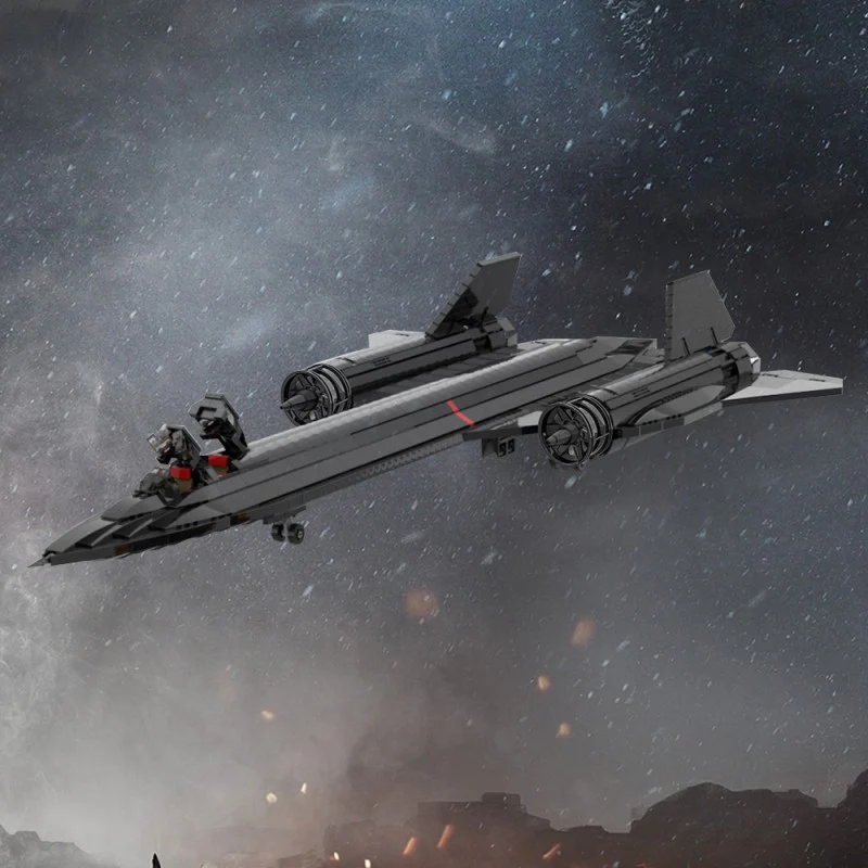 (Gobricks version) 2854pcs MOC-206128 SR-71 Blackbird - Image 6